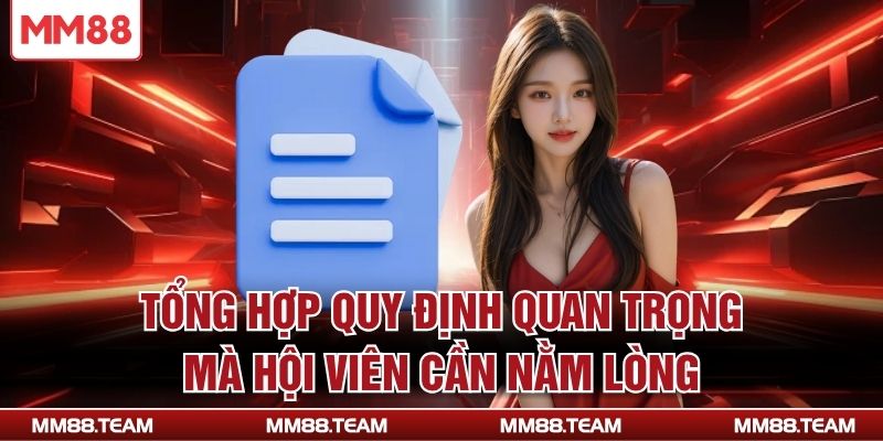 Tổng hợp quy định quan trọng mà hội viên cần nằm lòng